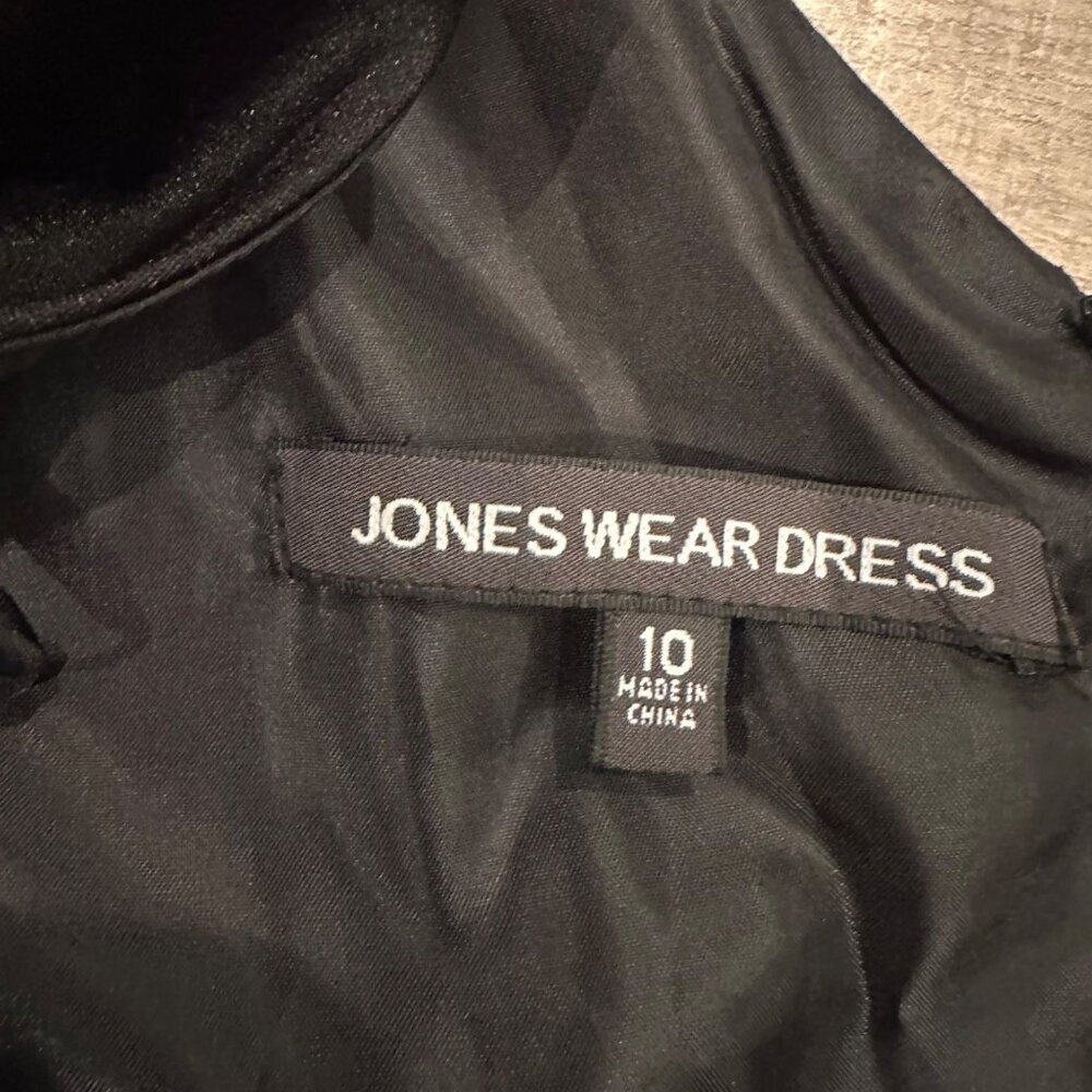 JONES WEAR WOMENS DRESS SIZE 10 BLACK NEW COCKTAIL PARTY - Picture 8 of 10